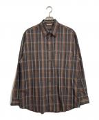 AURALEEオーラリー）の古着「チェックシャツ」｜ブラウン