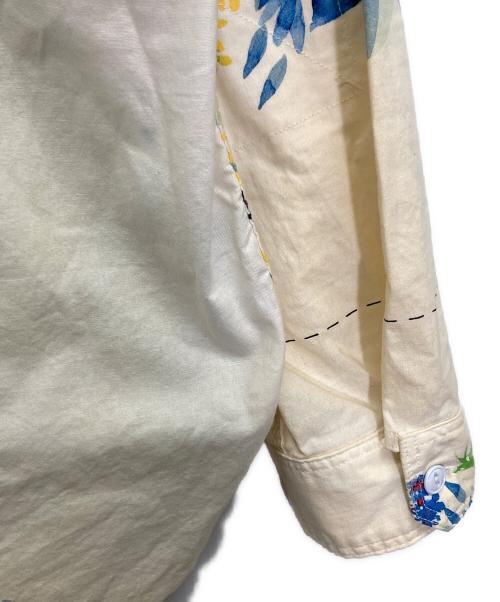 Engineered Garments（エンジニアドガーメンツ）Engineered Garments (エンジニアードガーメンツ) フローラルプリントシャツ アイボリー サイズ:Mの古着・服飾アイテム