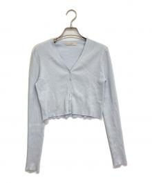 Plage（プラージュ）の古着「カーディガン」｜スカイブルー