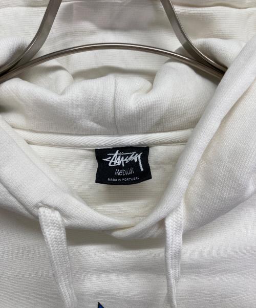 stussy（ステューシー）stussy (ステューシー) star pigment dyed hoodie ホワイト サイズ:Mの古着・服飾アイテム