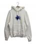 stussy（ステューシー）の古着「star pigment dyed hoodie」｜ホワイト