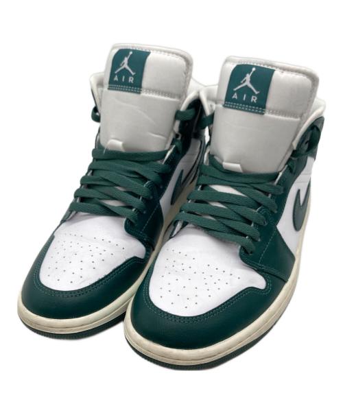 NIKE（ナイキ）NIKE (ナイキ) AIR JORDAN 1 MID Women's WMNS グリーン サイズ:27の古着・服飾アイテム
