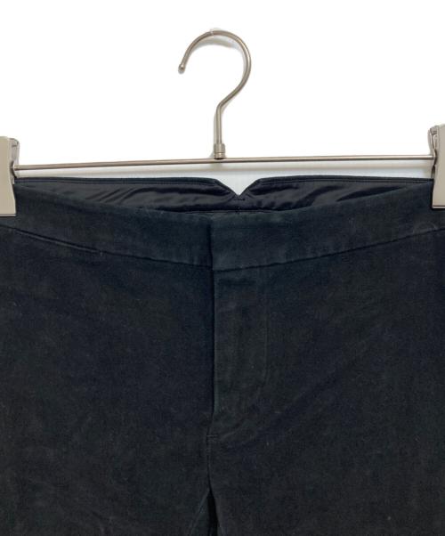 RALPH LAUREN（ラルフローレン）RALPH LAUREN (ラルフローレン) ベロアフレアパンツ ブラック サイズ:2の古着・服飾アイテム