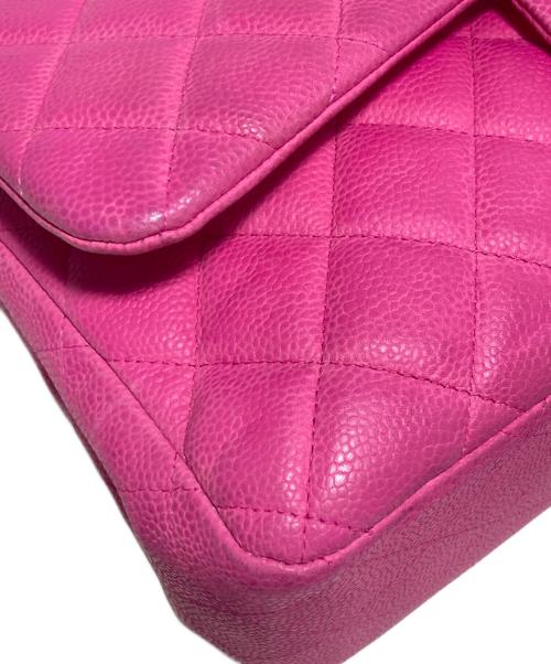 CHANEL（シャネル）CHANEL (シャネル) ダブルフラップチェーンバッグ ピンクの古着・服飾アイテム