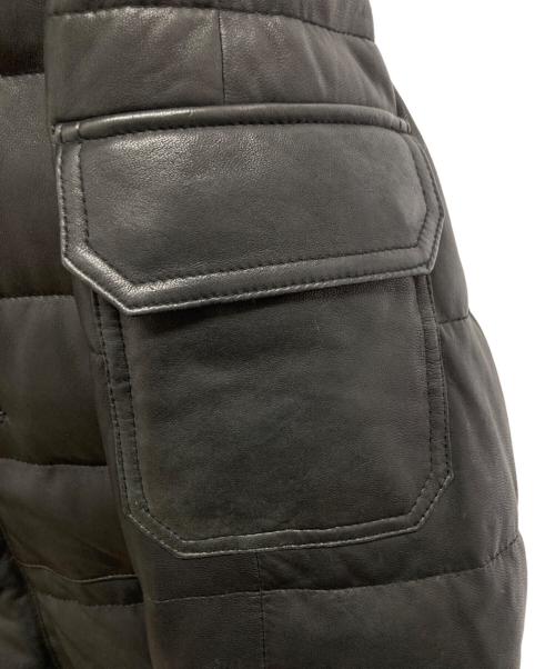 ALEXANDER JULIAN（アレキサンダージュリアン）ALEXANDER JULIAN (アレキサンダージュリアン) レザージャケット ブラック サイズ:Lの古着・服飾アイテム