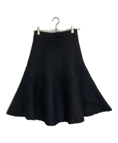 machatt（マチャット）machatt (マチャット) ブークレニットスカート ブラック サイズ:Fの古着・服飾アイテム