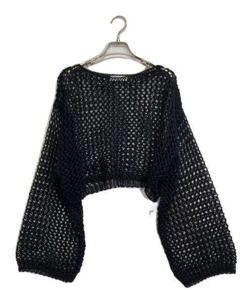maison de Dolce.（メゾンドドルチェ）maison de Dolce. (メゾンドドルチェ) ニット ブラック サイズ:Fの古着・服飾アイテム
