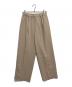 Whim Gazette（ウィムガゼット）の古着「ダブルクロスストレッチパンツ」｜ベージュ