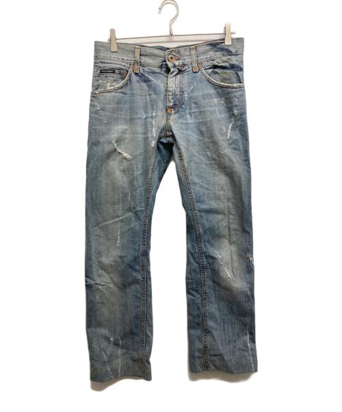 DOLCE & GABBANA（ドルチェ＆ガッバーナ）DOLCE & GABBANA (ドルチェ＆ガッバーナ) デニムパンツ インディゴ サイズ:Mの古着・服飾アイテム