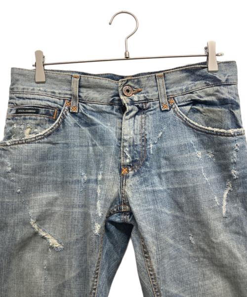 DOLCE & GABBANA（ドルチェ＆ガッバーナ）DOLCE & GABBANA (ドルチェ＆ガッバーナ) デニムパンツ インディゴ サイズ:Mの古着・服飾アイテム