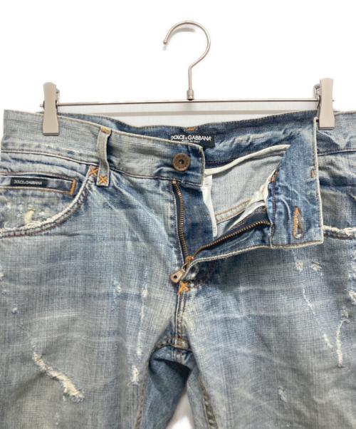 DOLCE & GABBANA（ドルチェ＆ガッバーナ）DOLCE & GABBANA (ドルチェ＆ガッバーナ) デニムパンツ インディゴ サイズ:Mの古着・服飾アイテム
