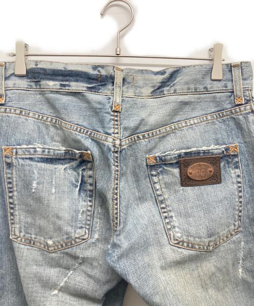 DOLCE & GABBANA（ドルチェ＆ガッバーナ）DOLCE & GABBANA (ドルチェ＆ガッバーナ) デニムパンツ インディゴ サイズ:Mの古着・服飾アイテム