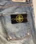 中古・古着 STONE ISLAND (ストーンアイランド) パッチ付きストレートデニムパンツ インディゴ サイズ:W32：18000円
