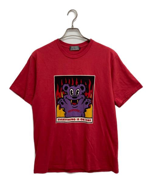 Hysteric Glamour（ヒステリックグラマー）Hysteric Glamour (ヒステリックグラマー) FIRE BEAR レッド サイズ:Lの古着・服飾アイテム