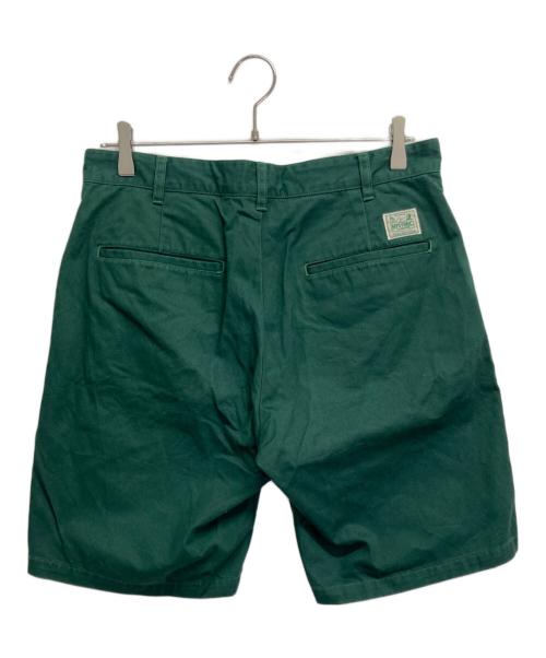 Hysteric Glamour（ヒステリックグラマー）Hysteric Glamour (ヒステリックグラマー) HGC刺繍 ワークショーツ グリーン サイズ:Mの古着・服飾アイテム