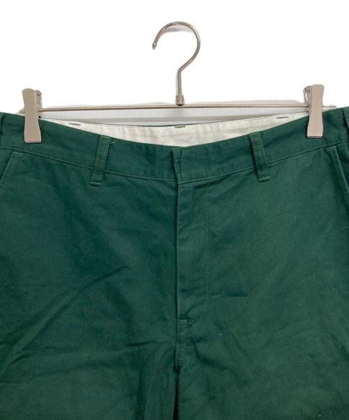 Hysteric Glamour（ヒステリックグラマー）Hysteric Glamour (ヒステリックグラマー) HGC刺繍 ワークショーツ グリーン サイズ:Mの古着・服飾アイテム