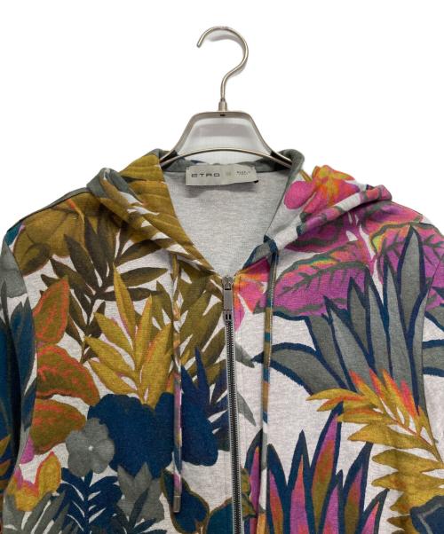 ETRO（エトロ）ETRO (エトロ) 総柄パーカー グレー サイズ:Sの古着・服飾アイテム