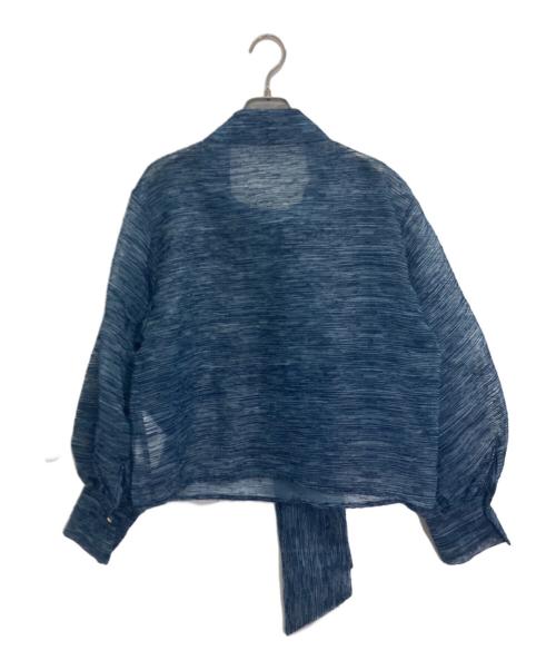 rinascimento（リナシメント）Rinascimento (リナシメント) 長袖ブラウス ブルー サイズ:Sの古着・服飾アイテム