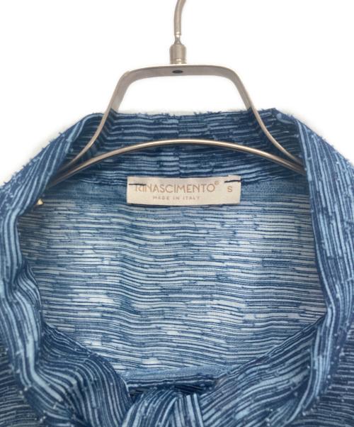 rinascimento（リナシメント）Rinascimento (リナシメント) 長袖ブラウス ブルー サイズ:Sの古着・服飾アイテム