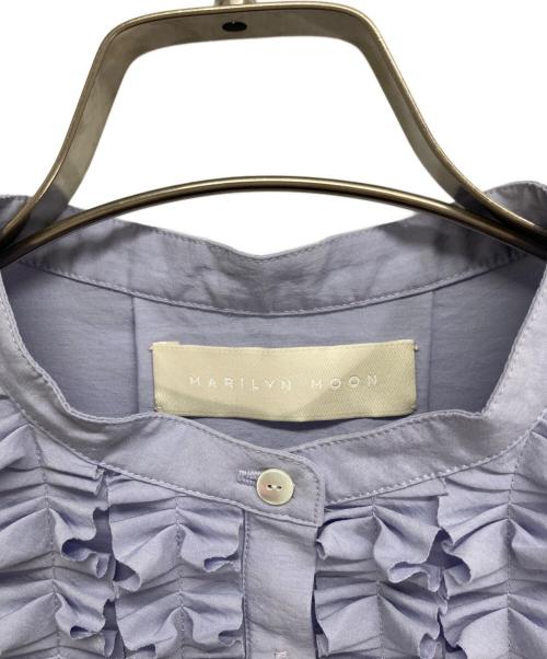 MARILYN MOON（マリリンムーン）MARILYN MOON (マリリンムーン) フリルシャツ スカイブルー サイズ:-の古着・服飾アイテム