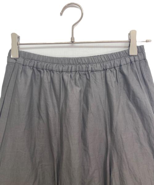 mizuiro-ind（ミズイロインド）mizuiro-ind (ミズイロインド) ボリュームフレアスカート グレー サイズ:記載なしの古着・服飾アイテム