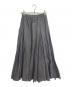 mizuiro-ind (ミズイロインド) ボリュームフレアスカート グレー サイズ:記載なし：7000円