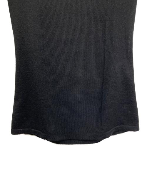 CHANEL（シャネル）CHANEL (シャネル) 半袖ニット ブラック サイズ:38の古着・服飾アイテム
