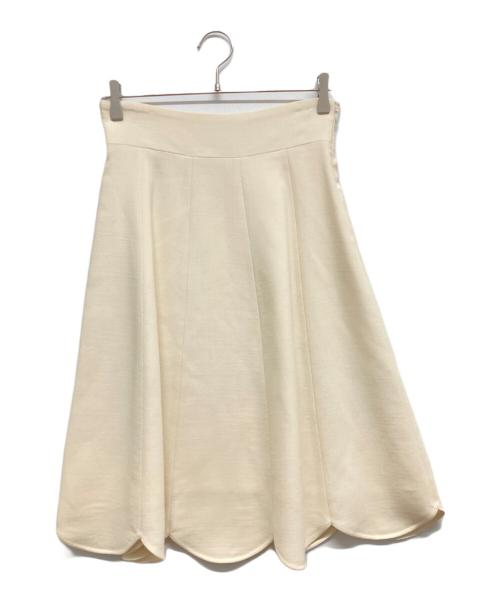 Salvatore Ferragamo（サルヴァトーレ フェラガモ）Salvatore Ferragamo (サルヴァトーレ フェラガモ) スカート アイボリー サイズ:40の古着・服飾アイテム