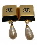 CHANELシャネル）の古着「ココマークイヤリング」｜ゴールド