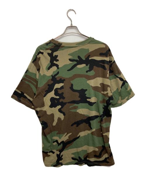 SUPREME（シュプリーム）Supreme (シュプリーム) カモフロントロゴＴシャツ グリーン サイズ:XLの古着・服飾アイテム