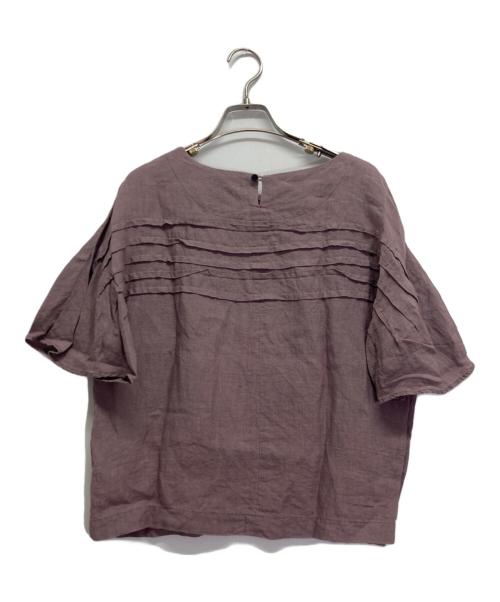 magali（マガリ）MAGALI (マガリ) リネンブラウス パープル サイズ:-の古着・服飾アイテム