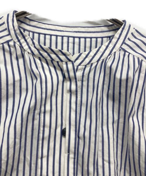 CADUNE（カデュネ）CADUNE (カデュネ) ワンピース ホワイト×ブルー サイズ:38の古着・服飾アイテム