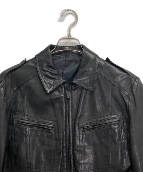 5351 pour les hommes（5351プールオム）5351 pour les hommes (5351プールオム) シープレザージャケット ブラック サイズ:SIZE 3の古着・服飾アイテム