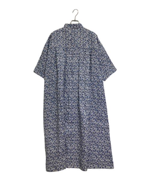 R&D.M.Co-OLDMAN'S TAILOR（オールドマンズテイラー）R&D.M.Co-OLDMAN'S TAILOR (オールドマンズテイラー) リネンワンピース ブルー サイズ:記載なしの古着・服飾アイテム