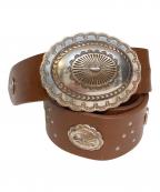 LAUREN RALPH LAURENローレンラルフローレン）の古着「コンチョベルト」｜ブラウン