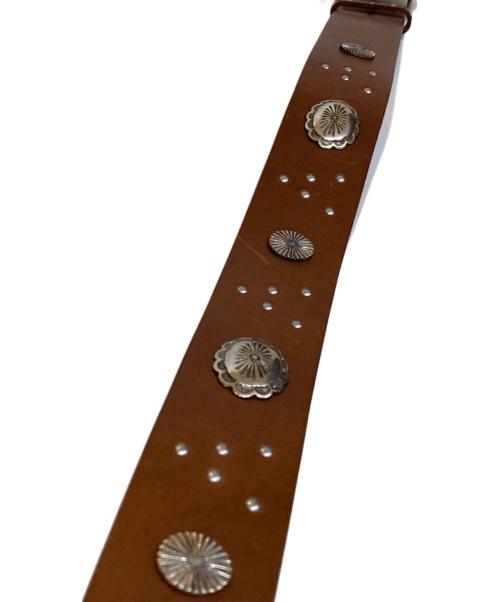 LAUREN RALPH LAUREN（ローレンラルフローレン）LAUREN RALPH LAUREN (ローレンラルフローレン) コンチョベルト ブラウン サイズ:Mの古着・服飾アイテム