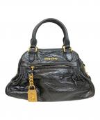 MIU MIUミュウミュウ）の古着「バッグ」｜ブラック