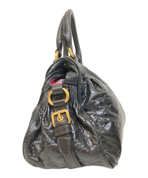 MIU MIU（ミュウミュウ）MIU MIU (ミュウミュウ) バッグ ブラックの古着・服飾アイテム