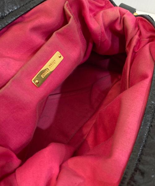 MIU MIU（ミュウミュウ）MIU MIU (ミュウミュウ) バッグ ブラックの古着・服飾アイテム