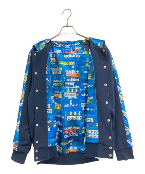 adidas Originals（アディダスオリジナル）adidas originals (アディダスオリジナル) フーデット スタジアム オリジナルス ネイビー サイズ:Lの古着・服飾アイテム