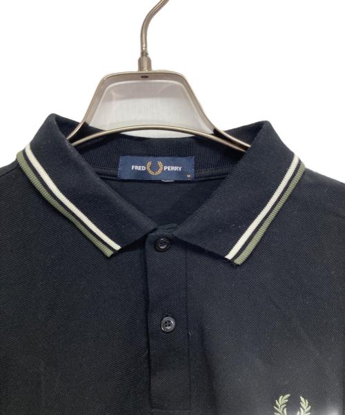 FRED PERRY（フレッドペリー）FRED PERRY (フレッドペリー) ポロシャツ ブラック サイズ:Mの古着・服飾アイテム