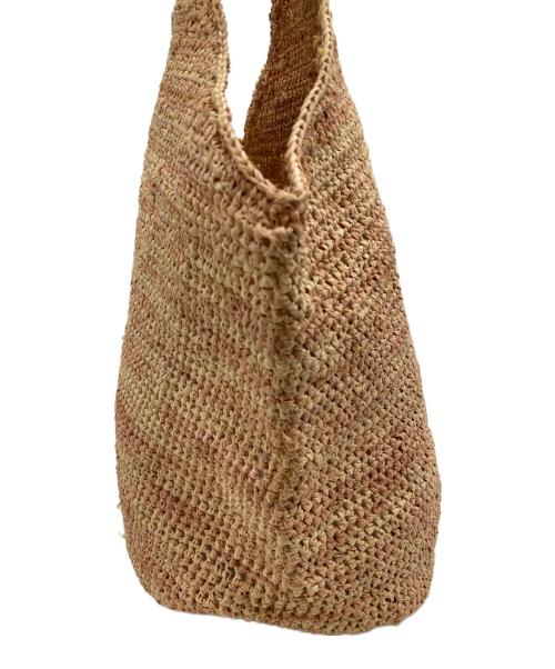 HELEN KAMINSKI（ヘレンカミンスキー）HELEN KAMINSKI (ヘレンカミンスキー) ラフィア ショルダーバッグ ベージュの古着・服飾アイテム