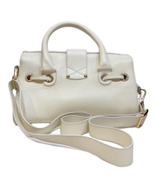 JIMMY CHOO（ジミーチュウ）JIMMY CHOO (ジミーチュウ) 2WAYハンドバッグ ホワイトの古着・服飾アイテム