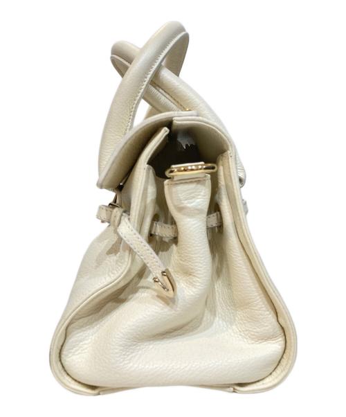 JIMMY CHOO（ジミーチュウ）JIMMY CHOO (ジミーチュウ) 2WAYハンドバッグ ホワイトの古着・服飾アイテム