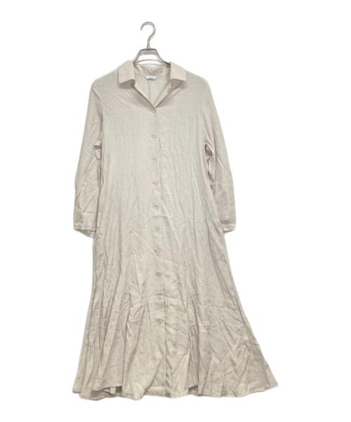 CLANE（クラネ）CLANE (クラネ) 長袖ワンピース ベージュ サイズ:SIZE 2の古着・服飾アイテム