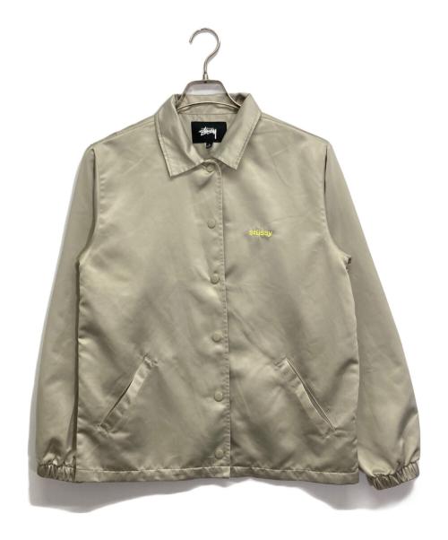 stussy（ステューシー）stussy (ステューシー) コーチジャケット ベージュ サイズ:Sの古着・服飾アイテム