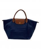 LONGCHAMPロンシャン）の古着「トートバッグ」｜ネイビー