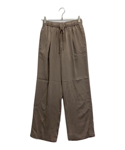 Spick and Span（スピック＆スパン）Spick and Span (スピックアンドスパン) サテンイージーパンツ ベージュ サイズ:36の古着・服飾アイテム