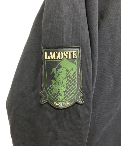 LACOSTE（ラコステ）LACOSTE (ラコステ) ヘリテージワッペンクルーネックスウェット ネイビー サイズ:Mの古着・服飾アイテム