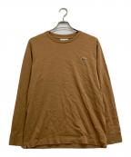 LACOSTEラコステ）の古着「ロングカットソー」｜ベージュ